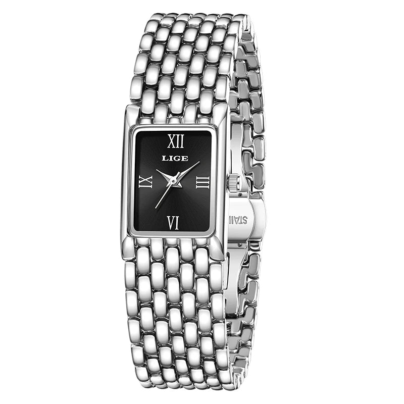 LIGE Elegance Silver Black#Color_Silver Black