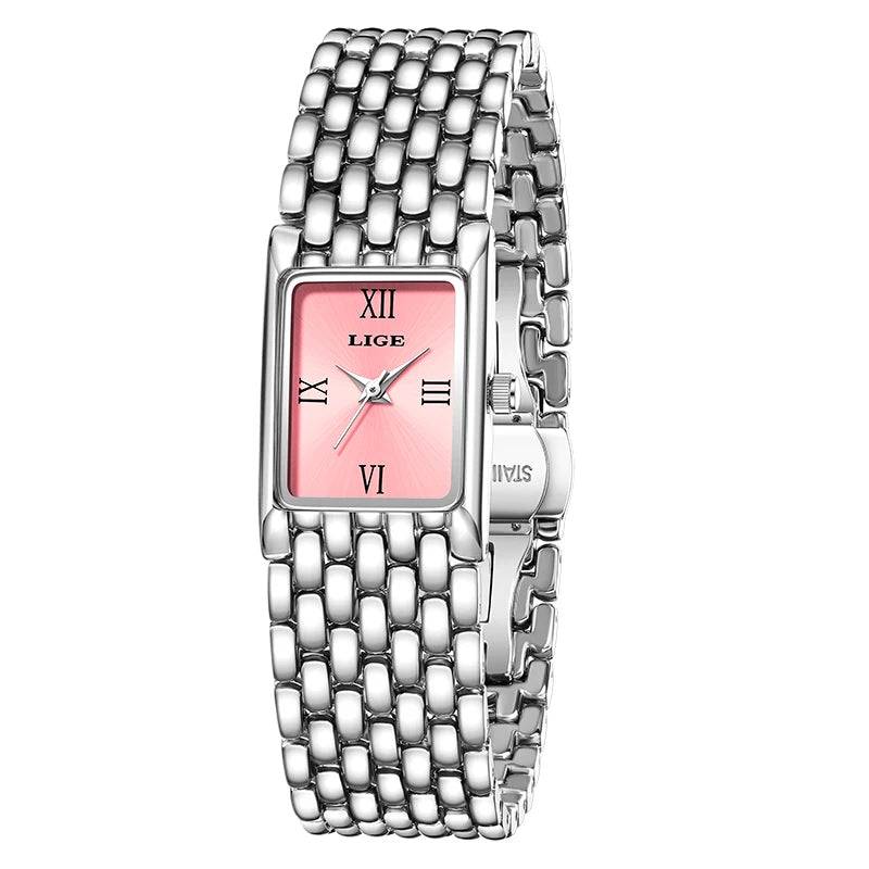 LIGE Elegance Silver Pink#Color_Silver Pink
